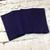 Navy Blue Cloth Napkins Lot Of 4 Simple Basic Home Decor Dining - £7.48 GBP