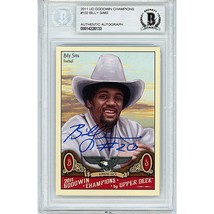 Billy Sims Oklahoma Sooners Signed 11 Goodwin Champions Beckett BGS On-Card Auto - £77.88 GBP