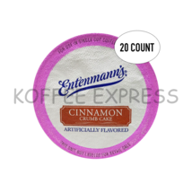 Entenmann&#39;s Coffee K Cups for Keurig 20 Ct Cinnamon Crumb Cake - £14.29 GBP