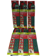 6X Stanley Powermax 6 Electrical Outlet Power Strip Christmas Holiday Green - $34.95