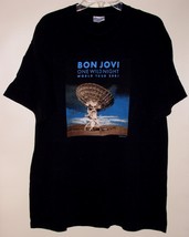 Bon Jovi Concert Tour Shirt Vintage 2001 One Wild Night World Tour Size X-Large - £87.90 GBP