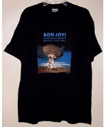 Bon Jovi Concert Tour Shirt Vintage 2001 One Wild Night World Tour Size ... - $150.93 CAD