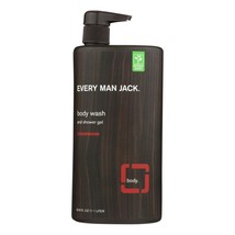 Every Man Jack Body Wash Cedarwood Body Wash - Case Of 33.8 - 33.8 Fl Oz. - £19.04 GBP