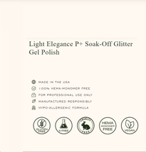 Light Elegance P+ Gel Nail Polish - Blast Off Blue (10ml) image 5