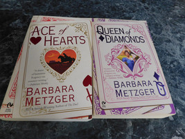 Barbara Metzger lot of 2 House of Cards Trilogy Historical Romance Paperbacks - £3.13 GBP
