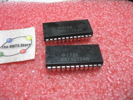 MM74C154N National Semi TTL 16 Bit Decoder 24-Pin Plastic 74C154 74154 NOS Qty 2 - £6.82 GBP