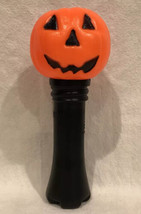 Vintage Halloween Pumpkin Flashlight Torch Jack-O-Lantern Blow Mold Blinky Light - £8.94 GBP