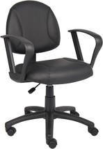 Boss Office Products Posture Task Chair with Loop Arms in Black - £94.02 GBP