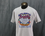 Atlanta Braves Shrit (VTG) - 1991 NL Champions Fan Appreciation - Men&#39;s XL - £52.77 GBP