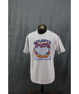 Atlanta Braves Shrit (VTG) - 1991 NL Champions Fan Appreciation - Men&#39;s XL - £51.95 GBP