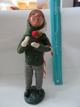 1982 byers choice Victorian Young boy with candy cane Christmas   2#3 - $93.11
