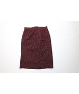 Vintage 50s 60s Rockabilly Goth Womens 28 Jacquard Paisley Pencil Skirt ... - $919.94 MXN