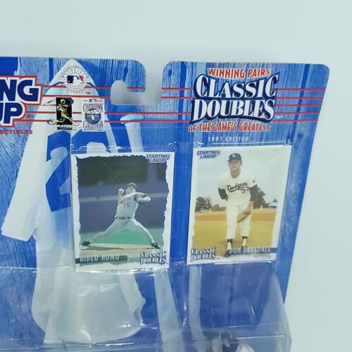 1997 Kenner Starting Lineup Classic Doubles Don Drysdale & Hideo Nomo NEW Item image 4