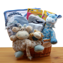 Jungle Safari New Baby Gift Basket - Pink - Baby Bath Set - Baby Girl Gifts - £70.58 GBP