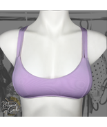 Athleta Womens Lilac Sporty Strappy South Swell Bikini Top Swimwear Size... - £22.02 GBP