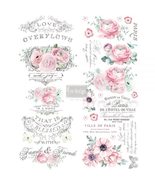 OVERFLOWING LOVE REDESIGN WITH PRIMA RUB ON TRANSFER - £24.03 GBP