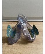 Disney CINDERELLA Enchanted Waltz LIGHT UP GLASS SLIPPERS Shoes LOW $ - £12.93 GBP