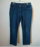 RIDERS by Lee Women 18W Petite Blue Denim Jeans 38x29 Stretch Cotton Com... - £11.76 GBP