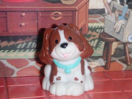 Fisher Price Loving Family Dollhouse Spotted Cocker Spaniel Brown White Puppy Do - £4.66 GBP