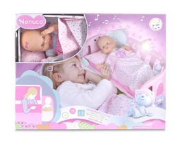 Nenuco Baby Cot Sleep with Me Colour Pink With Soft Light &amp; Crib Soft Music - £118.51 GBP