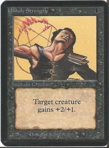 Unholy Strength Alpha 1993 Magic The Gathering Card LP - £87.72 GBP