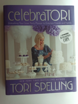 Signed by TORI SPELLING  &quot;celebraTORI&quot; 1st.ed. Book w/COA - £38.91 GBP
