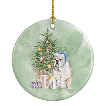 Bulldog, English Bulldog Christmas Presents and Tree Ceramic Ornament Christmas  - £27.70 GBP