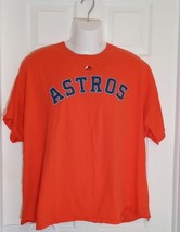 Majestic Houton Astros T-Shirt Orange Men&#39;s 2XL - $14.01
