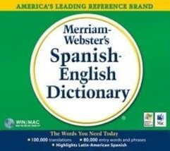 Merriam-Webster&#39;s Spanish-English Dictionary (Win/Mac) (Jewel Case)  - £5.17 GBP