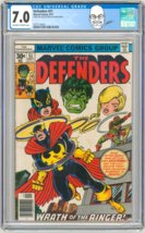 George Perez Pedigree Collection CGC 7.0 The Defenders #51 Hulk Pérez Cover Art - $98.99
