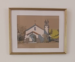 Chapel on a Quenta at Torres, Portugal - Watercolor by John Edward Coates, Canad - £135.90 GBP