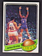 1979-80 Topps Julius Erving #20 Basketball 76ers EX/NM- - £10.07 GBP