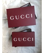 Gucci shoe box lot of 2 in 2 sizes empty red - $937.82 MXN
