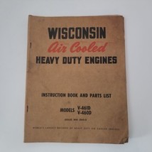 Wisconsin Air Cooled Heavy Duty Engines Instruction Manual, Models V460D... - £15.78 GBP