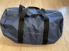Salvatore Ferragamo Parfums Nylon Sport Bag Large Blue  - $153.00