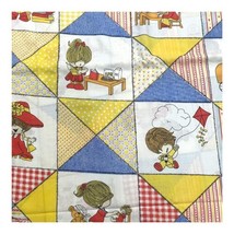 Vintage Cannon Monticello Pillowcase Flat Fitted Little Lovables Sheet Set - £36.81 GBP