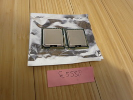 Matched Pair of Intel Xeon E5530 2.4GHz 8MB Quad Core Processor SLBF7 (2... - $18.69