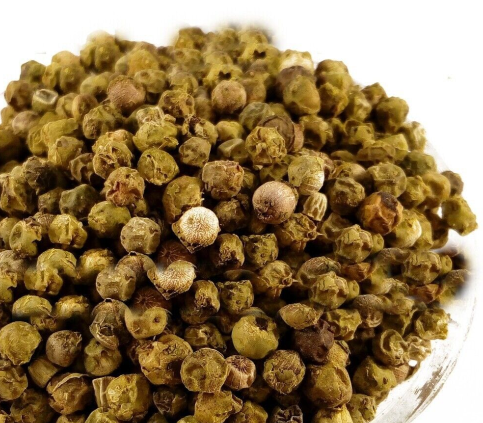 Green peppercorns Herbal Tea , Spice, for cold, fever, cough, Piper nigrum - £3.38 GBP - £18.87 GBP