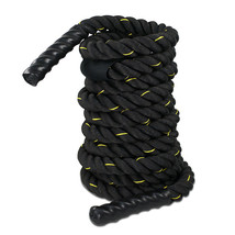 1.5&quot; Poly Dacron 50Ft Battle Rope Exercise Workout Strength Training Und... - £65.81 GBP