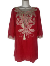 Ark &amp; Co. Embroidered Long Sleeve Dress Size S - £23.34 GBP