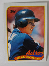 1989 Topps Bill Doran Houston Astros Wrong Back Error Baseball Card - £2.35 GBP
