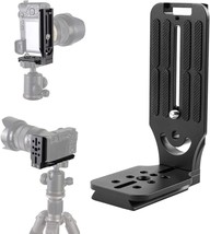 Dslr Camera L Bracket Quick Release Plate Vertical Horizontal Switching Tripod - £35.91 GBP