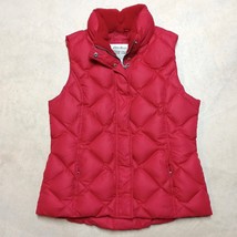 Eddie Bauer Womens Red 700 Fill Goose Down Puffer Full Zip Vest - Size M... - $475.03 MXN
