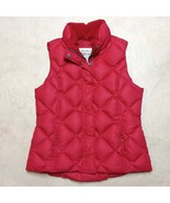 Eddie Bauer Womens Red 700 Fill Goose Down Puffer Full Zip Vest - Size M... - $480.34 MXN