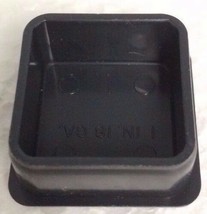 12 Plastic 1&#39;&#39; Square Furniture Glide Tips - $11.95