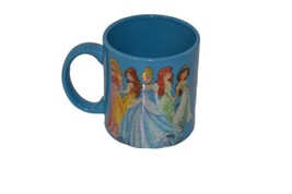 Disney Blue Princess Large Coffee Mug tea Cup Cinderella Belle 20oz Arie... - £9.98 GBP