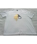 Moose Knuckles Augstine Graphic Logo Cotton T-Shirt White  Size L NWOT - $737.51 MXN