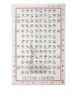 Guitar Poster with Chords - £10.32 GBP