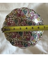 Royal Crown Sussex Bouquet Pierced Bob Bon Dish 2048 Vintage Rare Scarce... - $19.95