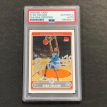 2006 Topps Rookie Card #225 Ryan Hollins Signed Card AUTO PSA Slabbed RC Bobcats - £39.17 GBP